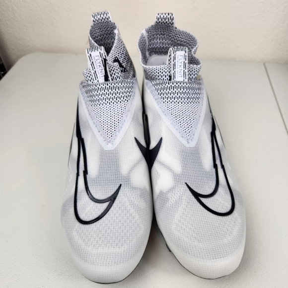 New Nike Alpha Menace Elite 3 Ghost White Football Cleats  CT6648-101 Mens Sz 16 - Picture 9 of 12